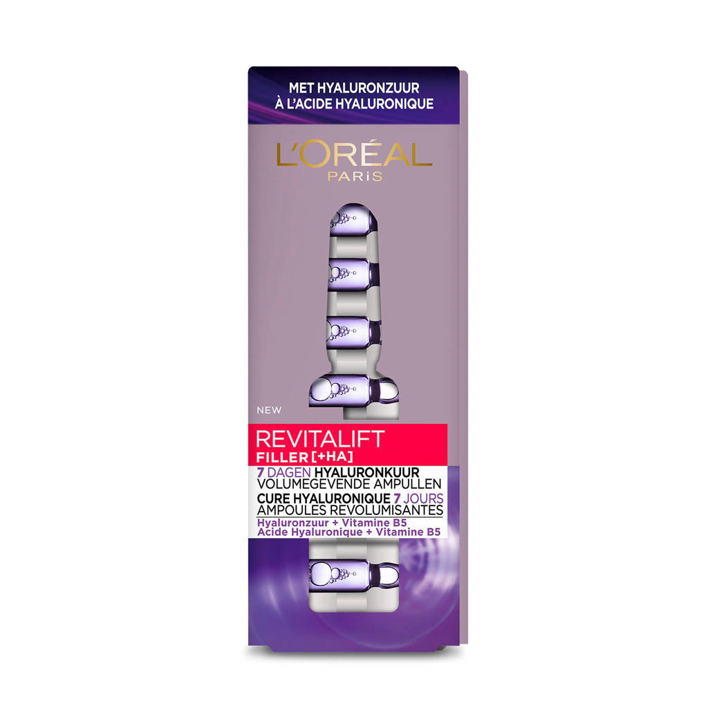 L'Oréal Paris Revitalift Filler Ampullen 7 Dagen Kuur 6x 1,3ml