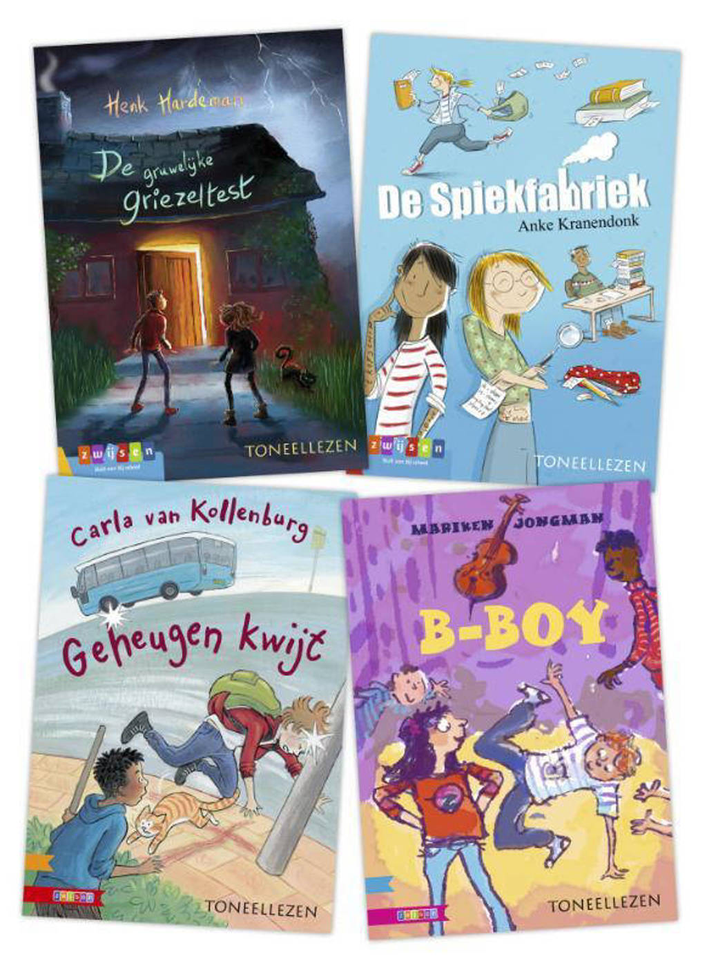 Toneellezen: Pakket Toneellezen groep 7 (4 titels)