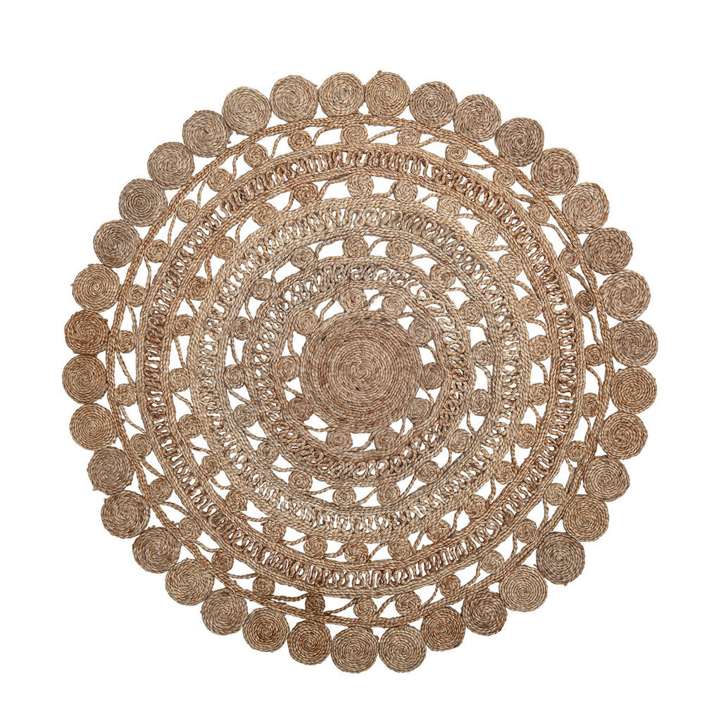 Bloomingville jute vloerkleed (120 cm), Naturel
