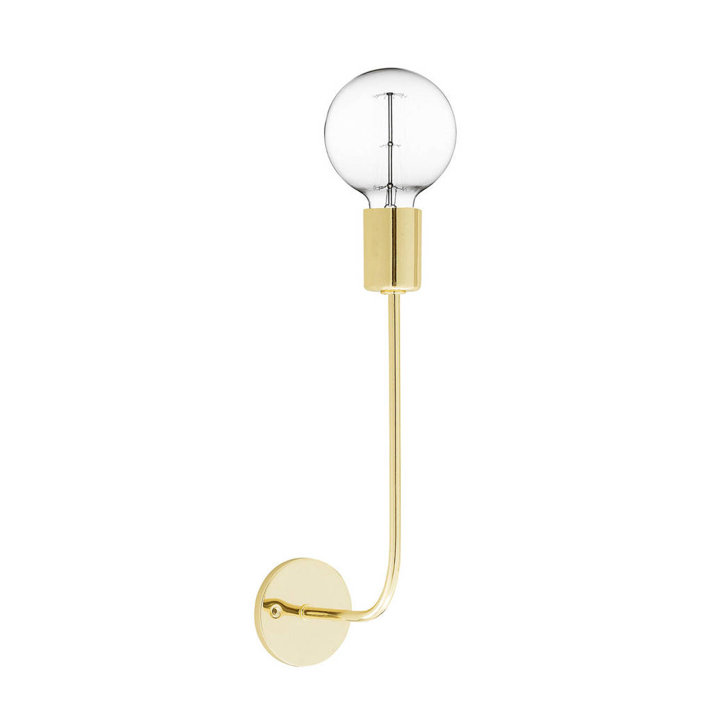 Bloomingville wandlamp, Goud