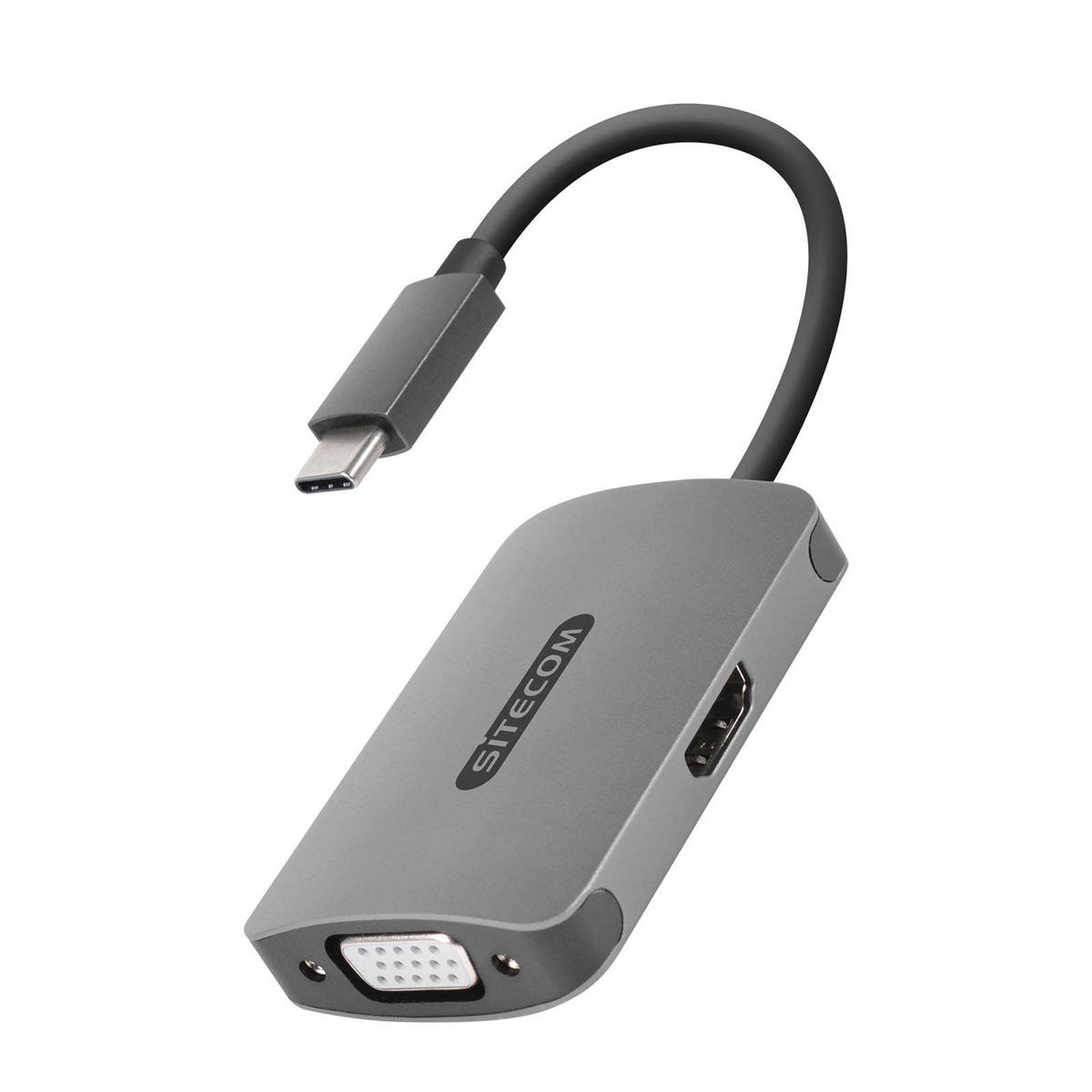 USBC naar VGA + HDMI adapter wehkamp