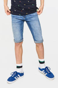 WE Fashion Blue Ridge slim fit jeans bermuda Zeke Bruce retro blue