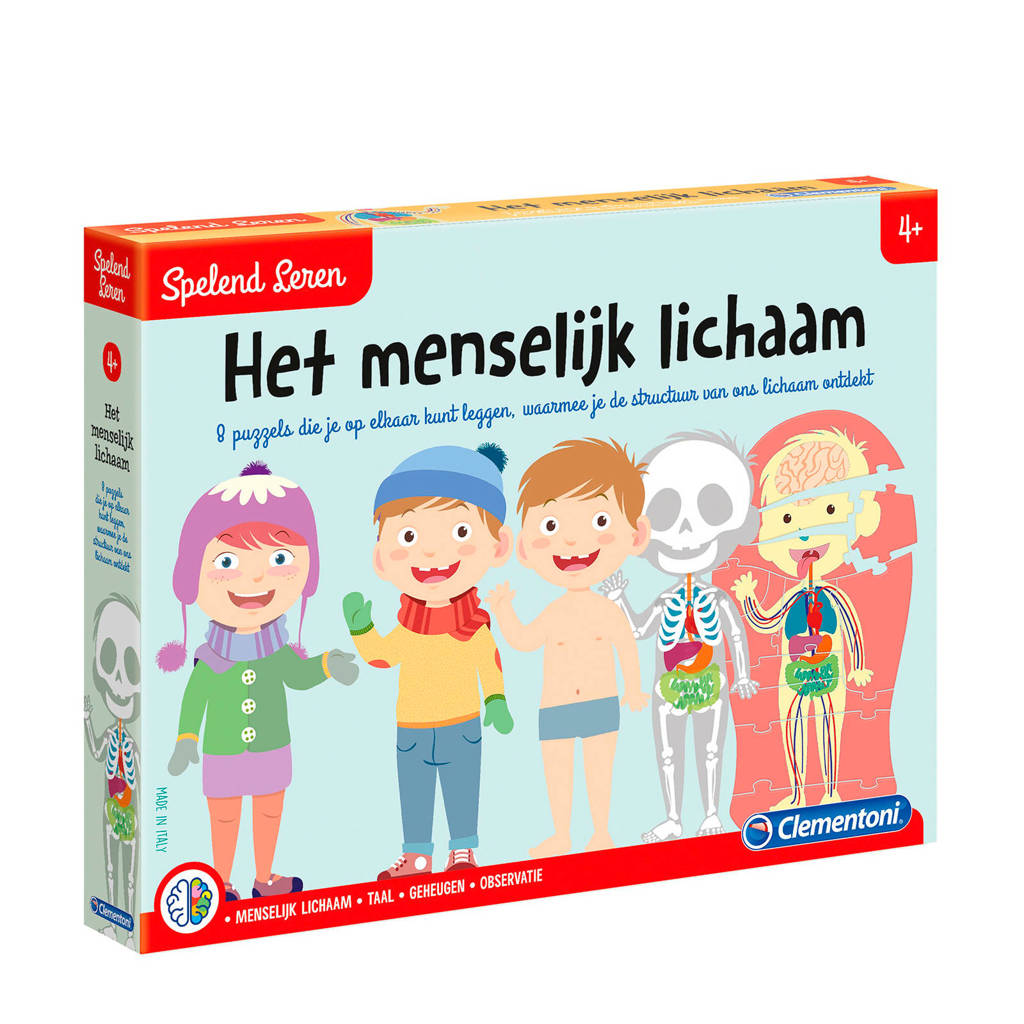 Clementoni Spelend Leren menselijk lichaam