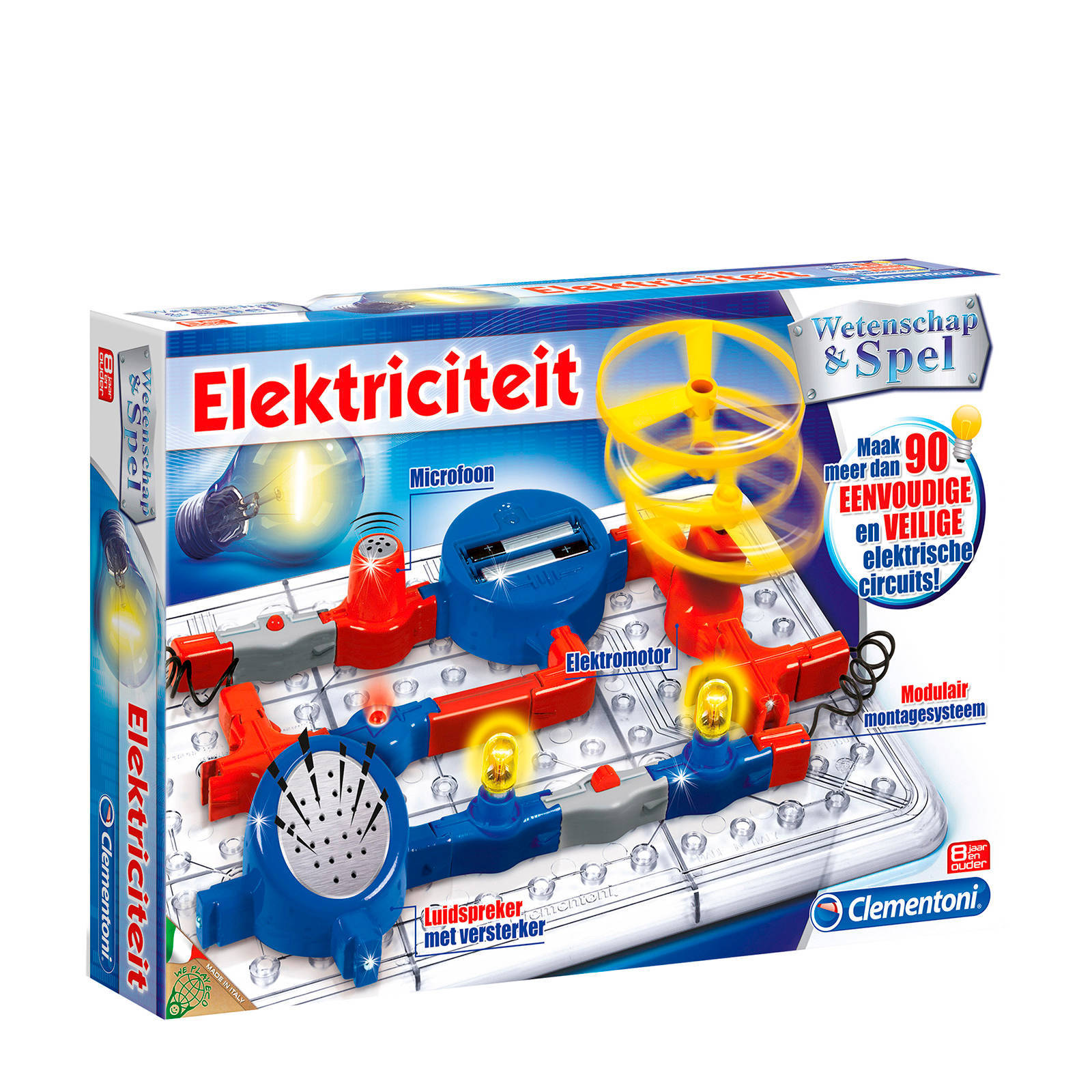 Clementoni Wetenschap & Spel Elektriciteit 8+ | Wehkamp