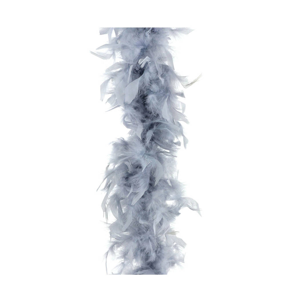 House of Seasons kerstdecoratie boa, Blauw
