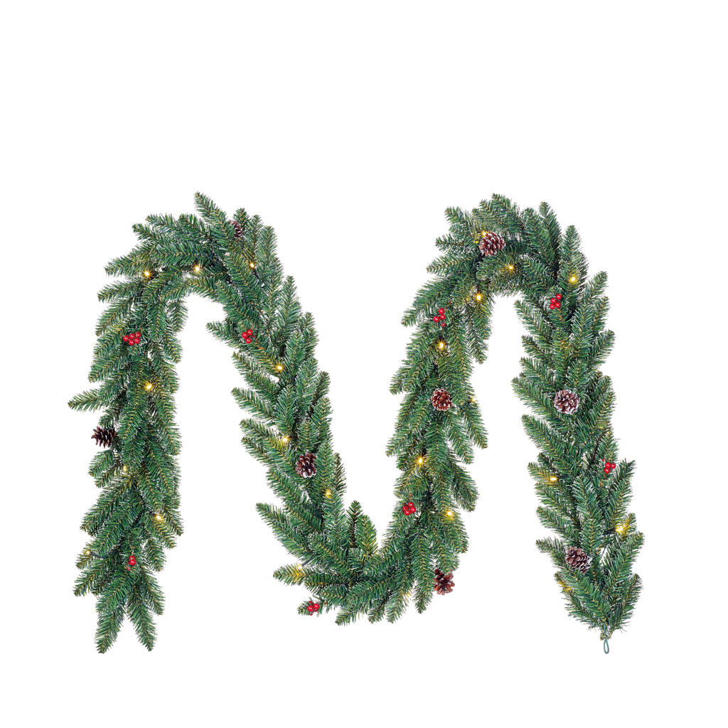 Black Box kerst guirlande Creston met verlichting (270 cm)
