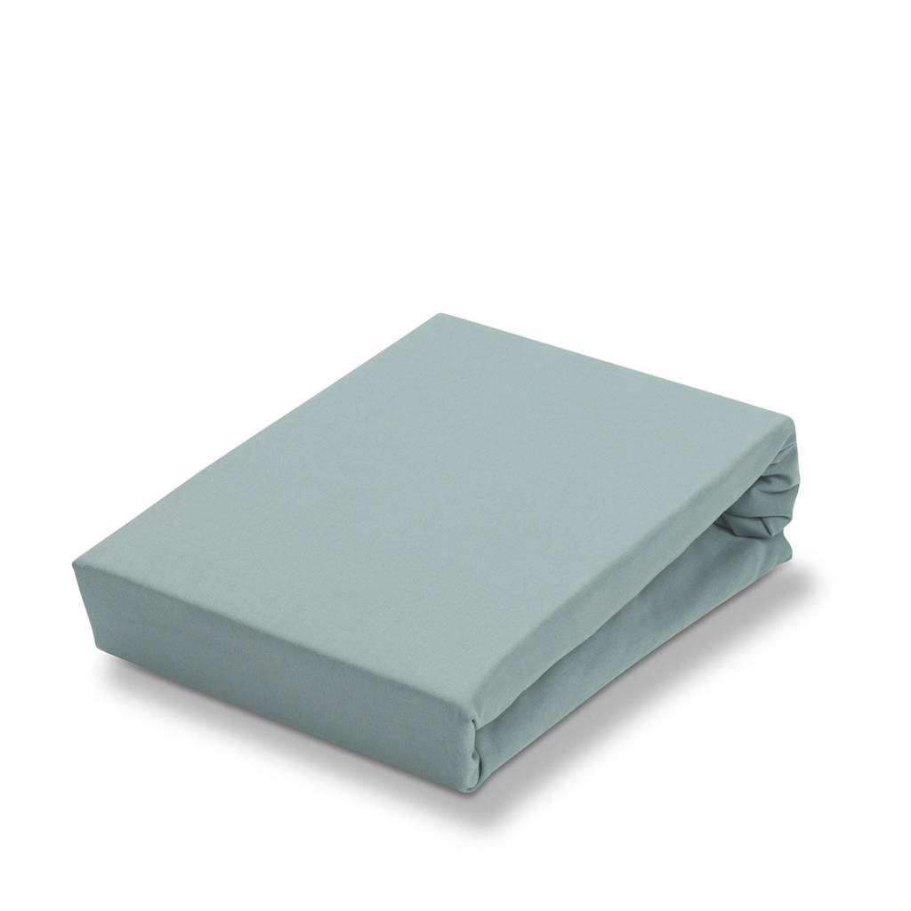 Vandyck jersey Soft stretch hoeslaken Celadon groen