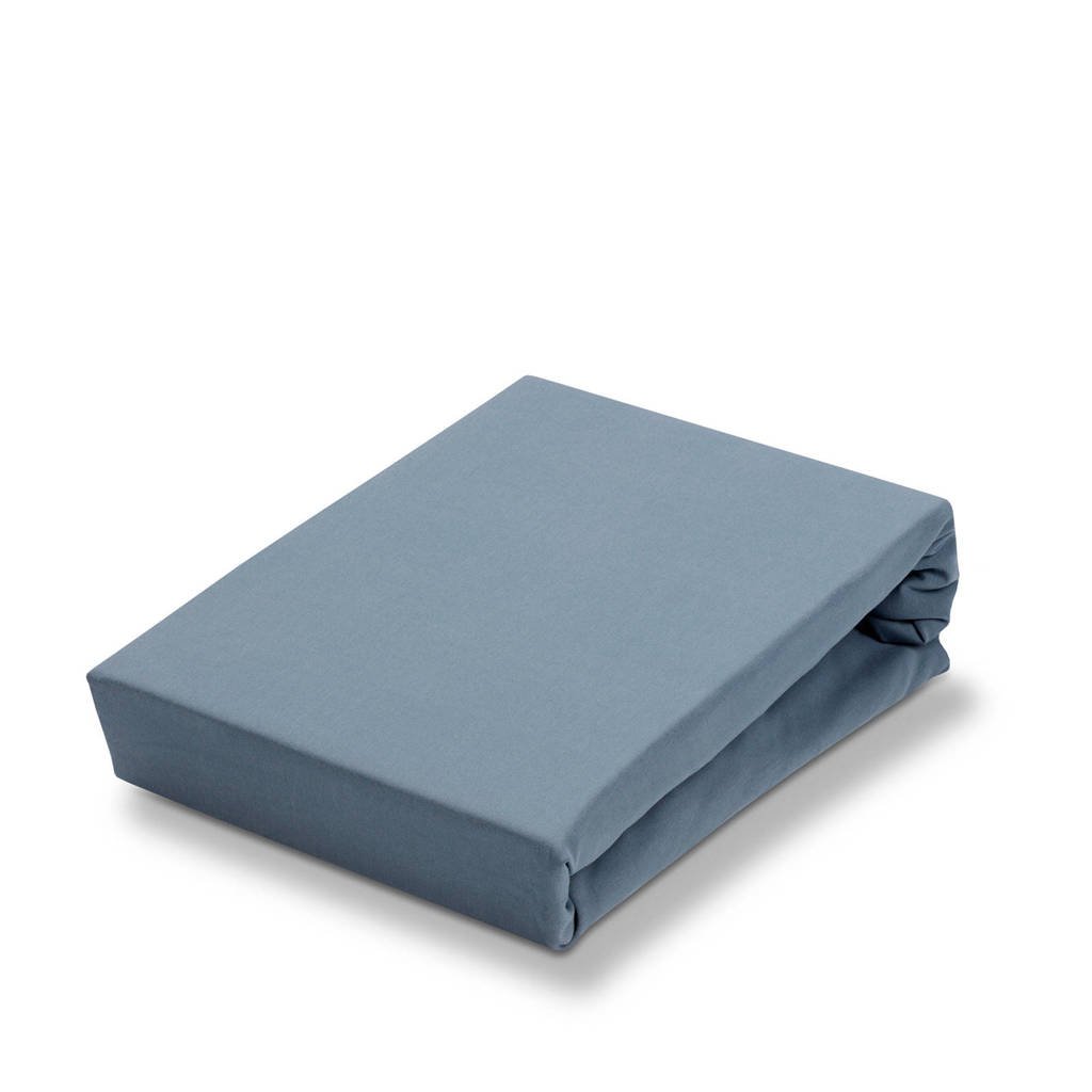 Vandyck jersey Soft stretch hoeslaken Blauw