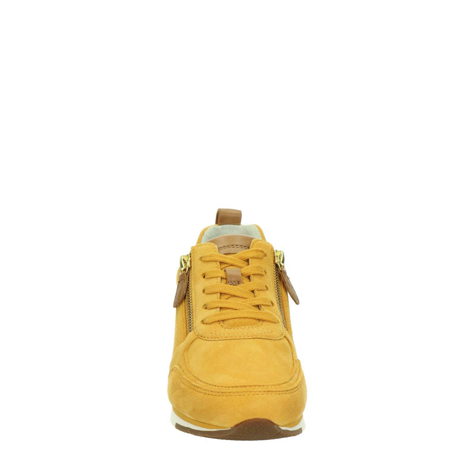 Gabor suède sneakers okergeel | wehkamp