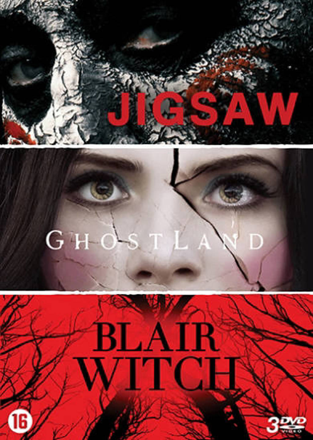 Jigsaw + Ghostland + Blair witch (DVD)