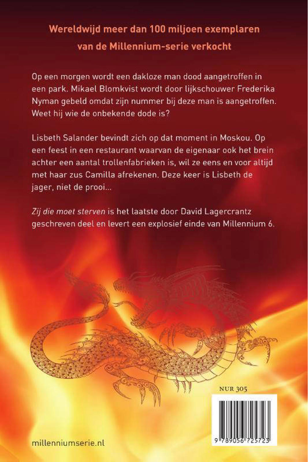 David Lagercrantz Millennium Zij die moet sterven wehkamp