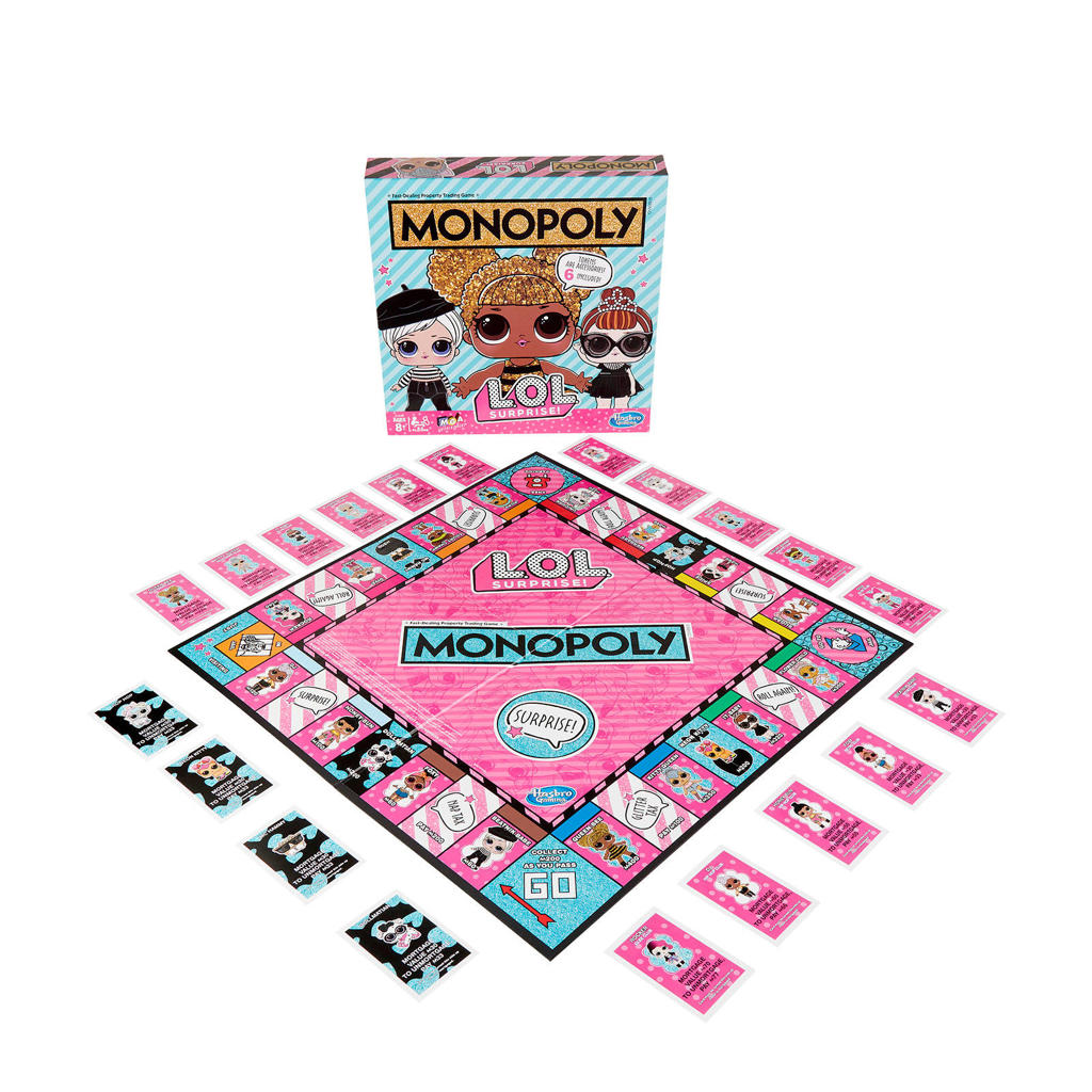 Hasbro Gaming LOL Surprise Monopoly bordspel | wehkamp