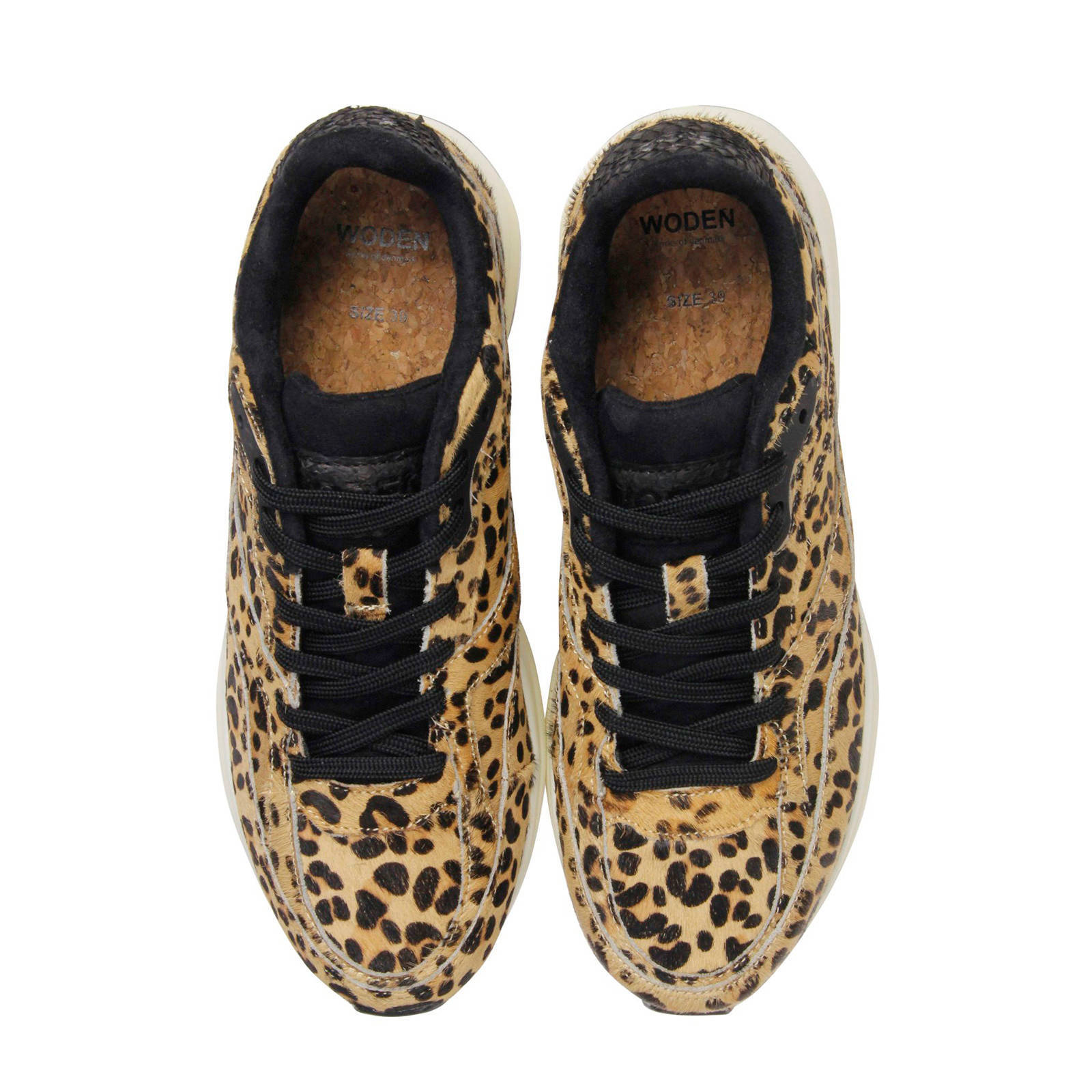Woden – Yden suede – Leopard print sneaker – Elias Shoes – Schoenen webshop