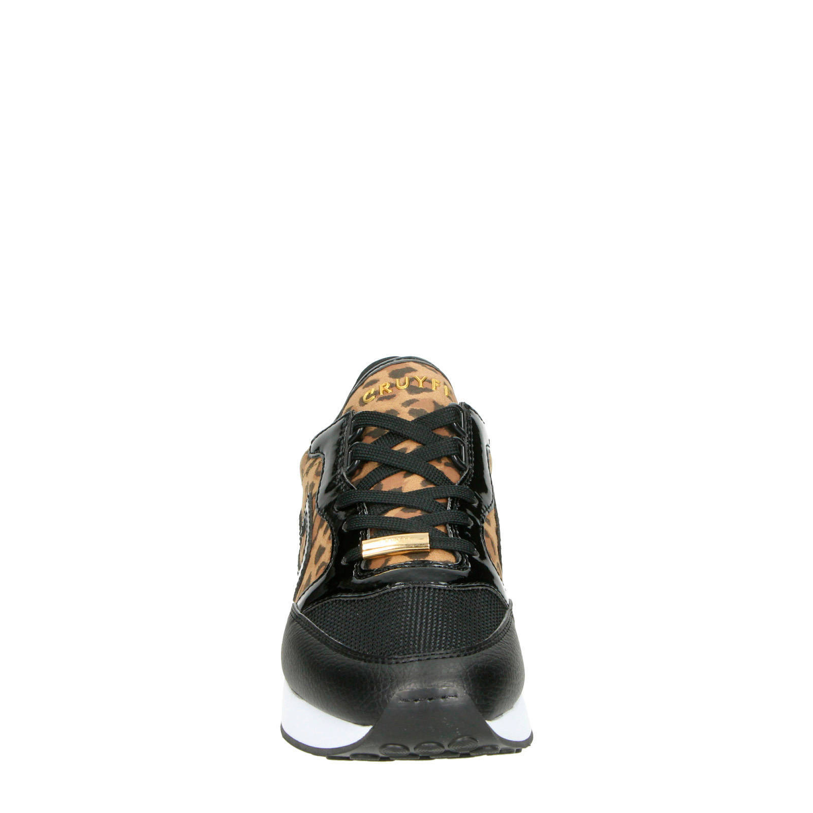 Cruyff Parkrunner sneakers panterprint bruin | wehkamp