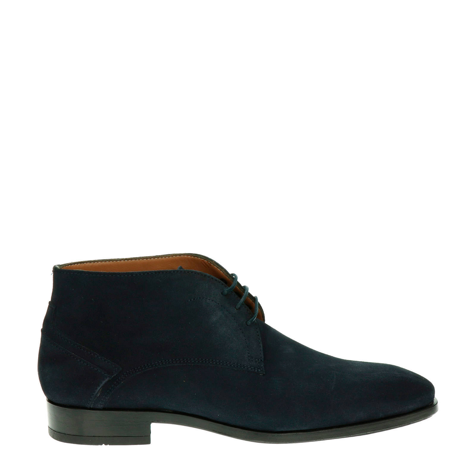 Greve suède veterschoenen donkerblauw | wehkamp