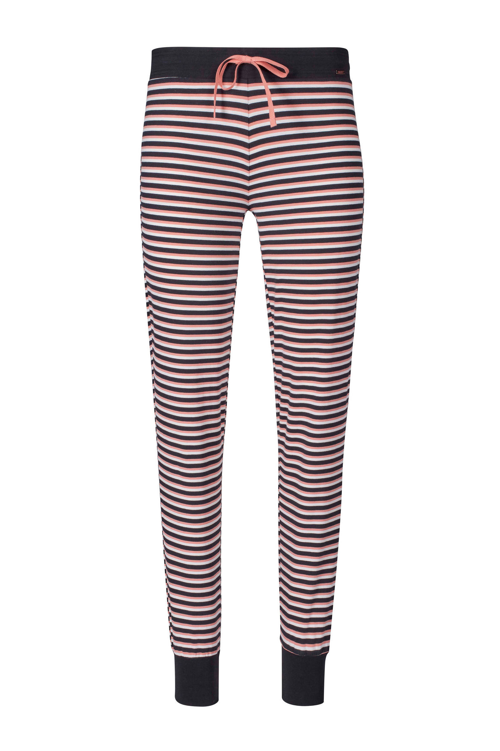 SKINY Slaap broek lang rose black stripe | sleep & dream online kopen