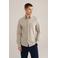 WE Fashion slim fit overhemd met stretch sesame