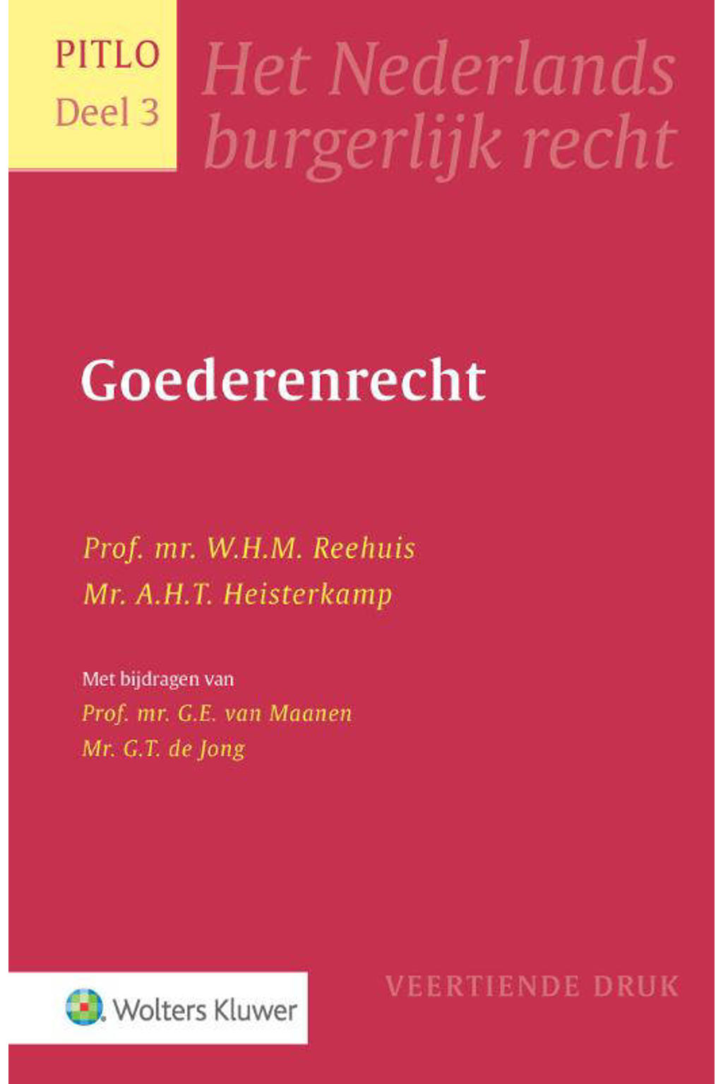 Pitlo 3 - Goederenrecht