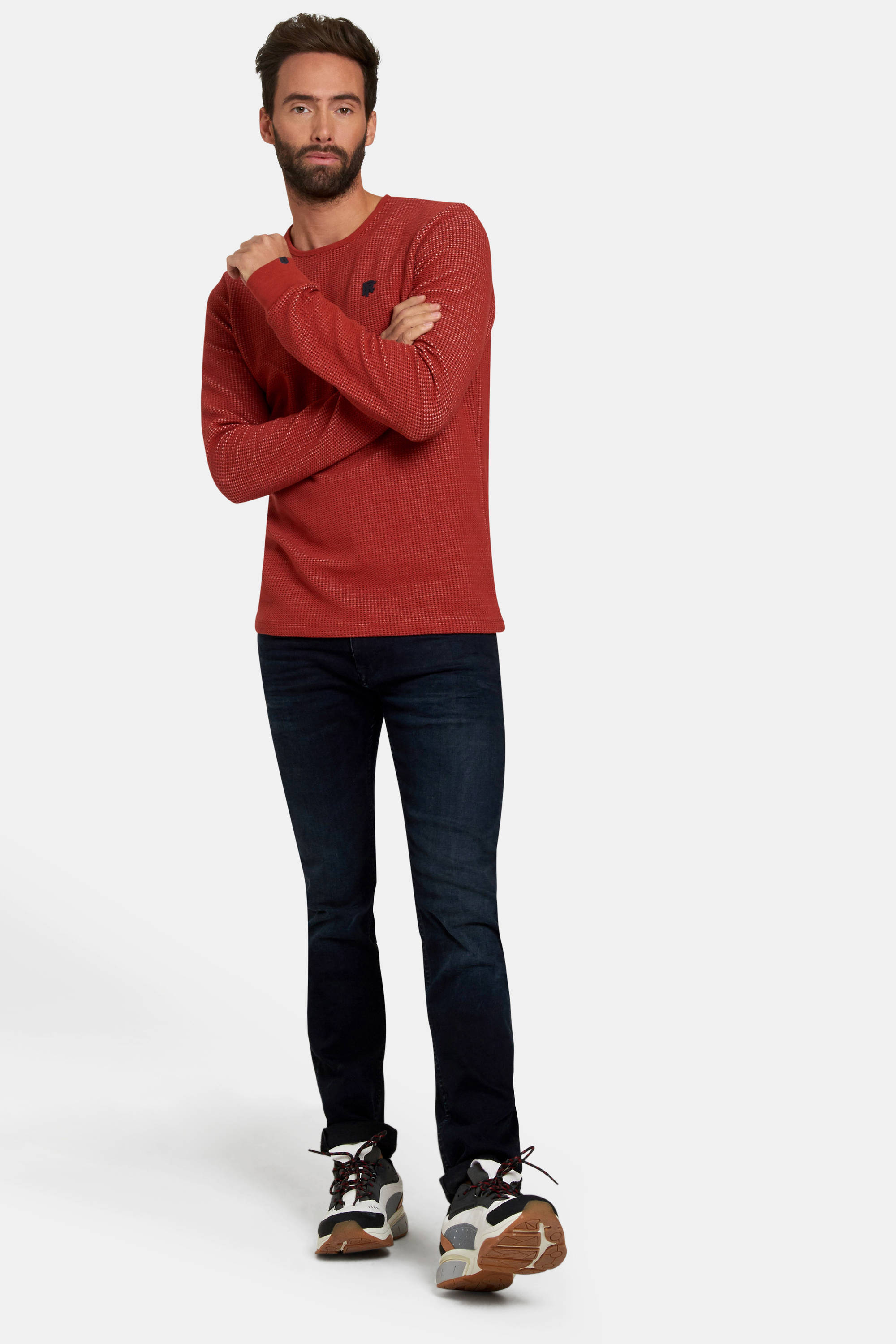 Refill by Shoeby gemêleerde sweater rood | wehkamp Refill by Shoeby sweater rood | wehkamp