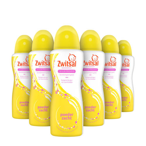 Wehkamp Zwitsal Poederzacht deodorant - 6 x 100 ml aanbieding