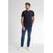 Petrol Industries slim fit jeans SEAHAM met riem medium blue