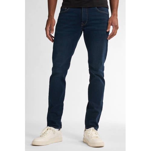Petrol Industries slim fit jeans SEAHAM met riem midnight blue afbeelding