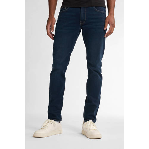 Petrol Industries slim fit jeans SEAHAM met riem midnight blue afbeelding