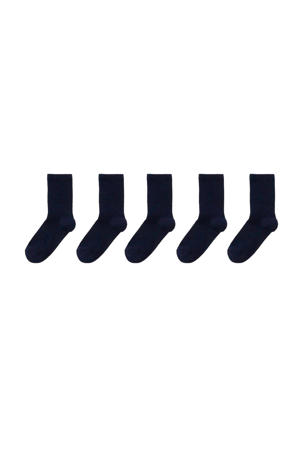 sokken - set van 5 marine