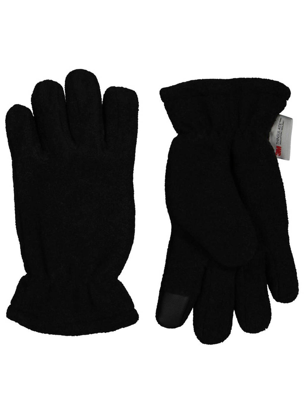 HEMA kinderhandschoenen touchscreen zwart, Zwart