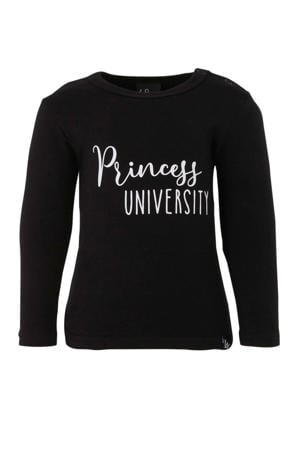 longsleeve zwart/wit