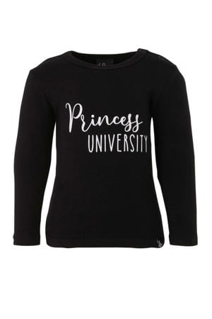 longsleeve zwart/wit