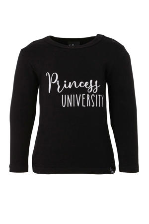 longsleeve zwart/wit