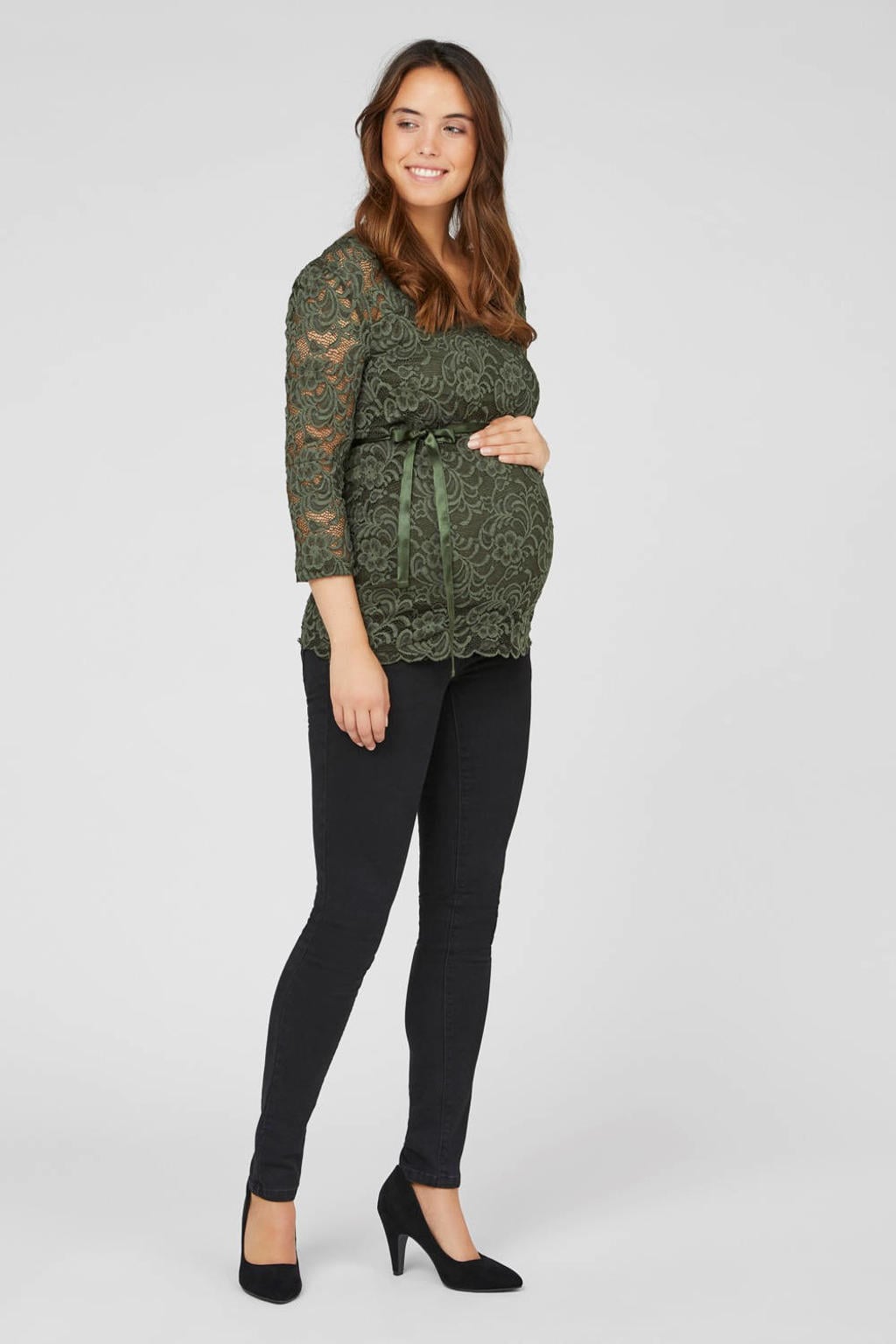 Pull tunique de grossesse avec jupette marine, Séraphine Pull tunique de grossesse avec jupette marine, Séraphine