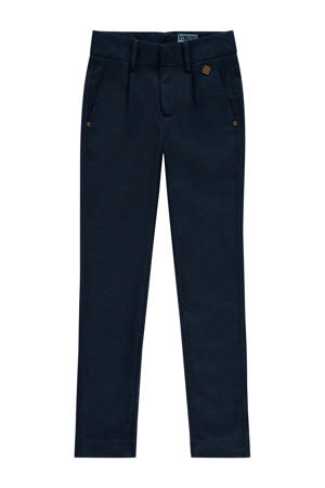 slim fit broek Ceremony Temur donkerblauw