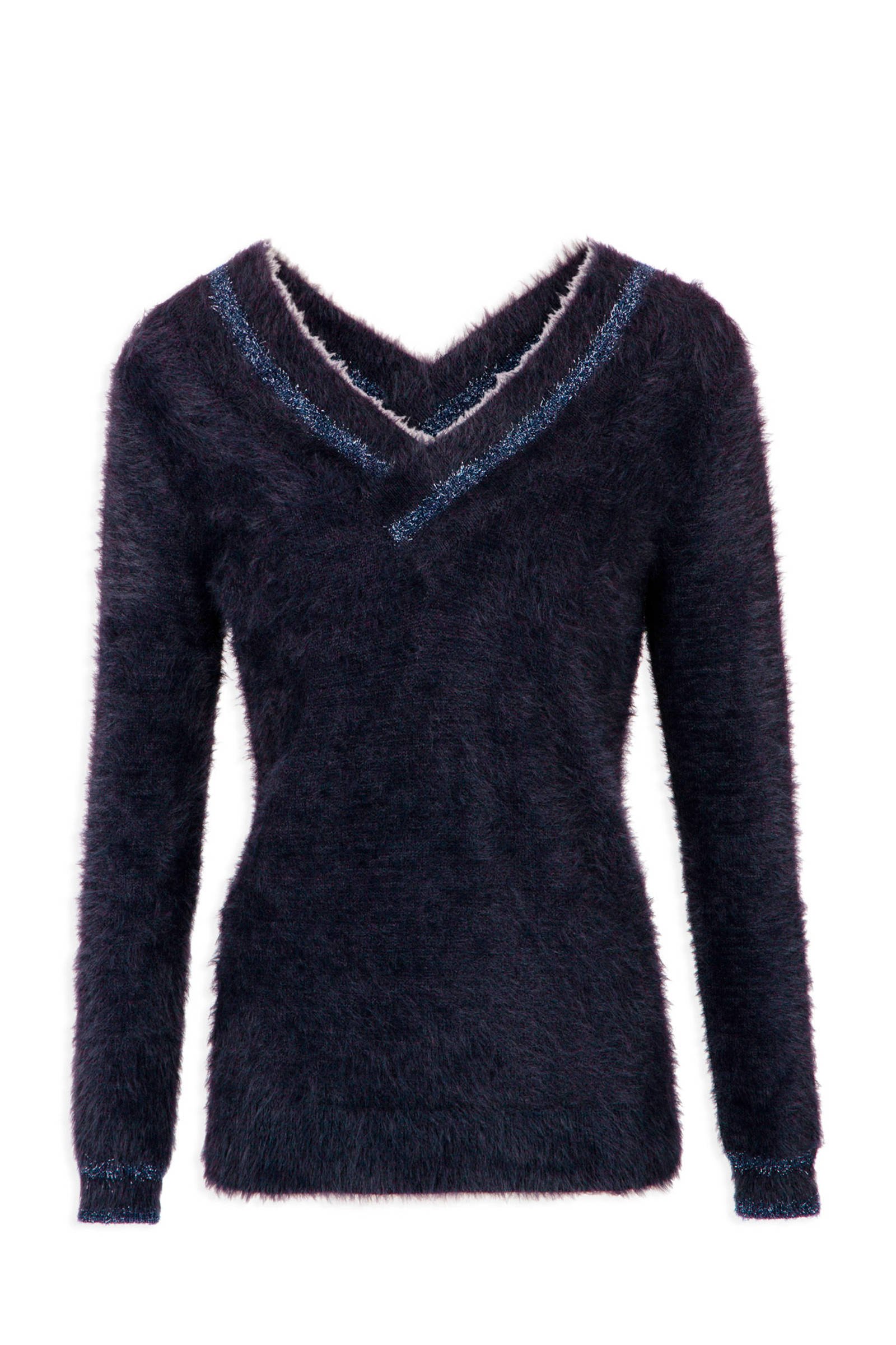 Morgan trui met glitters donkerblauw | wehkamp Morgan trui donkerblauw | wehkamp