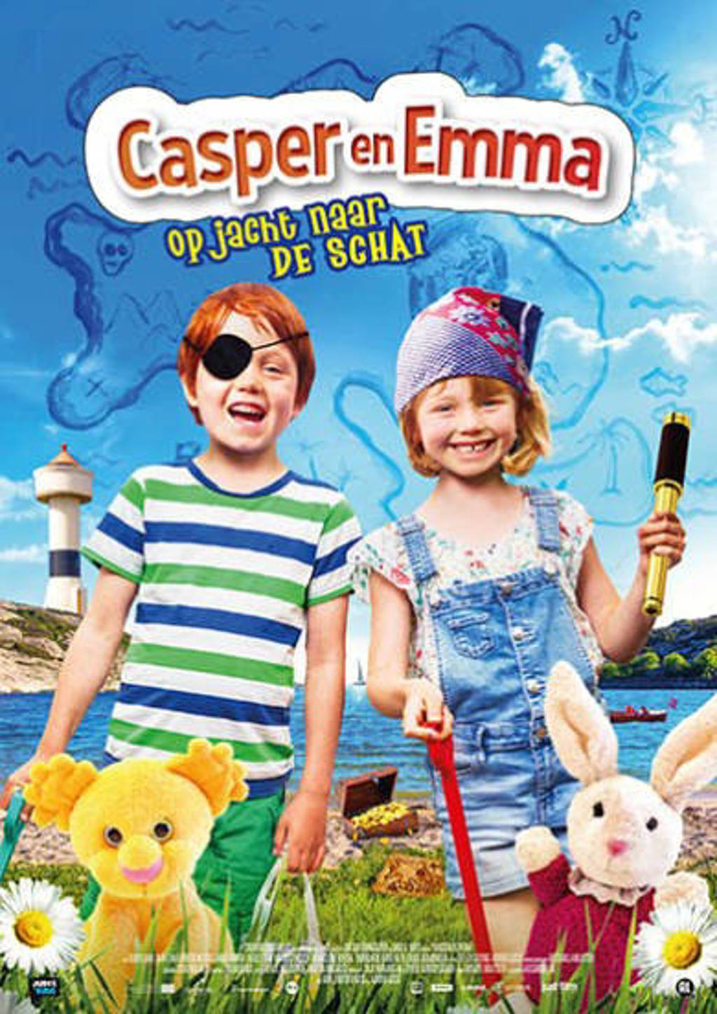 Casper en Emma - Op jacht naar de schat (DVD)