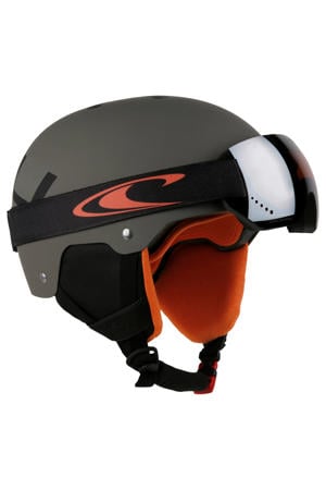 skihelm Rookie olijfgroen/zwart