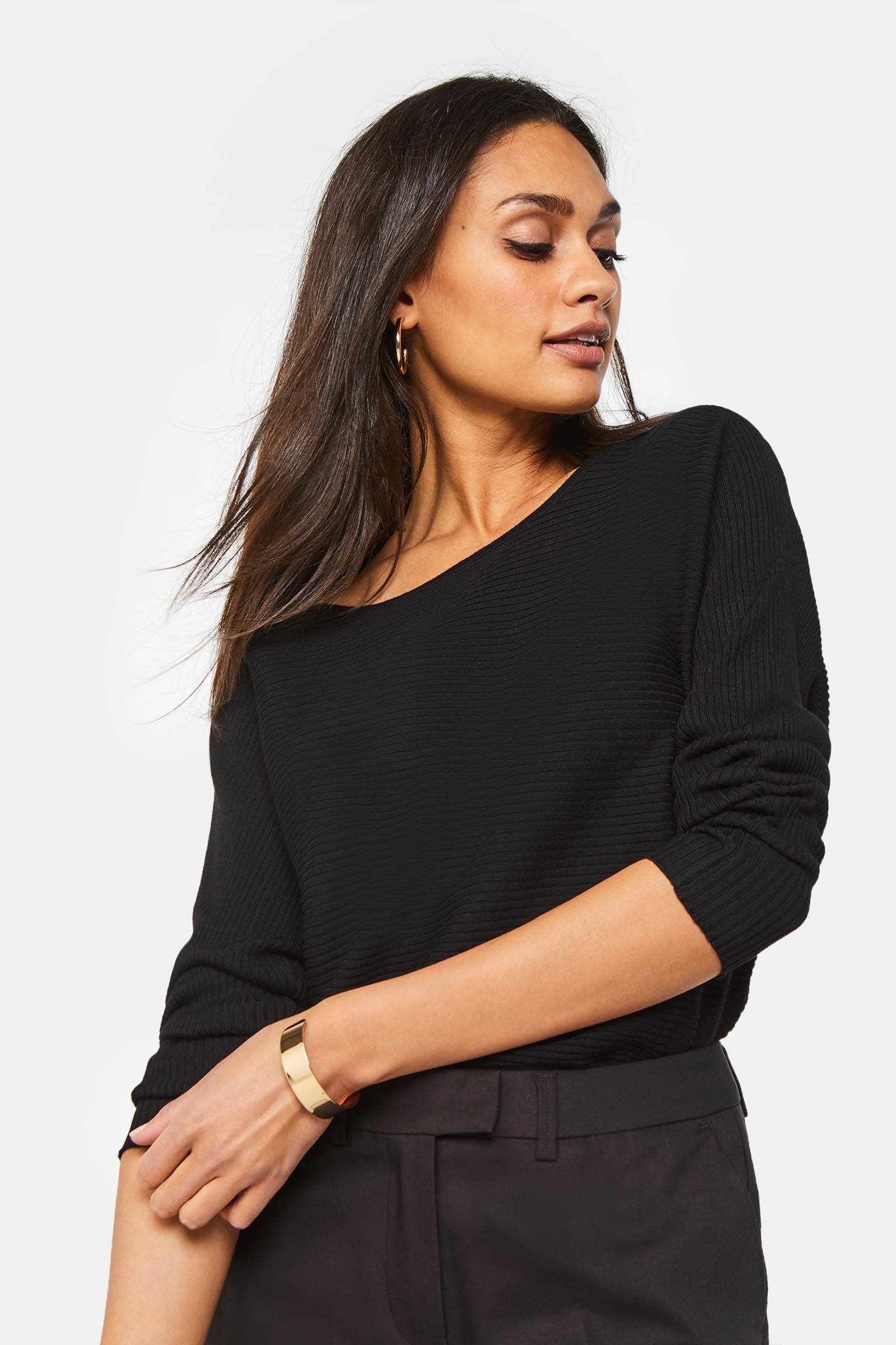WE Fashion ribgebreide trui zwart | wehkamp WE Fashion ribgebreide trui zwart | wehkamp