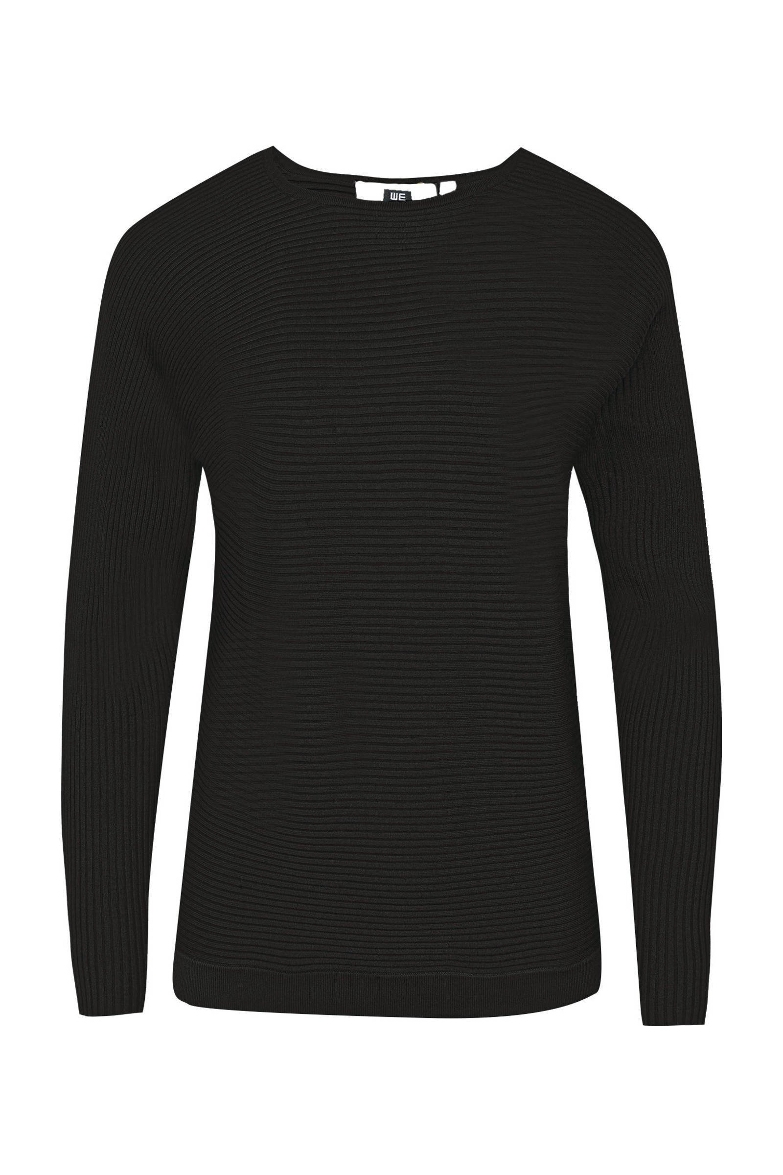 WE Fashion ribgebreide trui zwart | wehkamp WE Fashion ribgebreide trui zwart | wehkamp