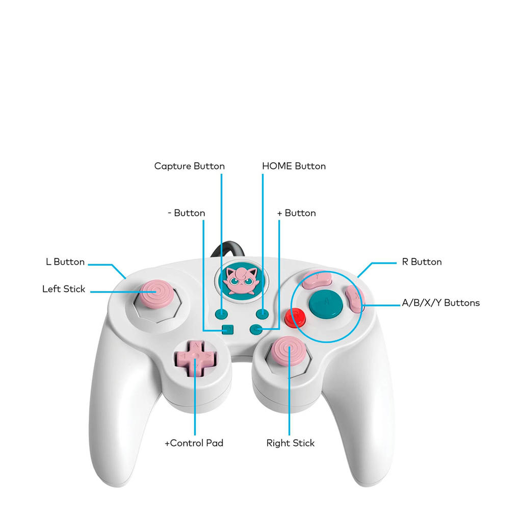 PDP Nintendo Switch controller Smash Pad Pro Jigglypuff wehkamp