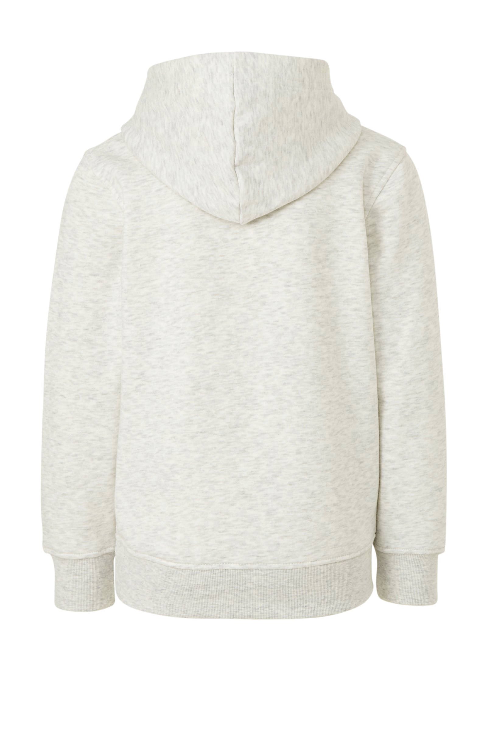 C&A Here & There hoodie met printopdruk lichtgrijs | wehkamp C&A hoodie met printopdruk lichtgrijs melangerood | wehkamp