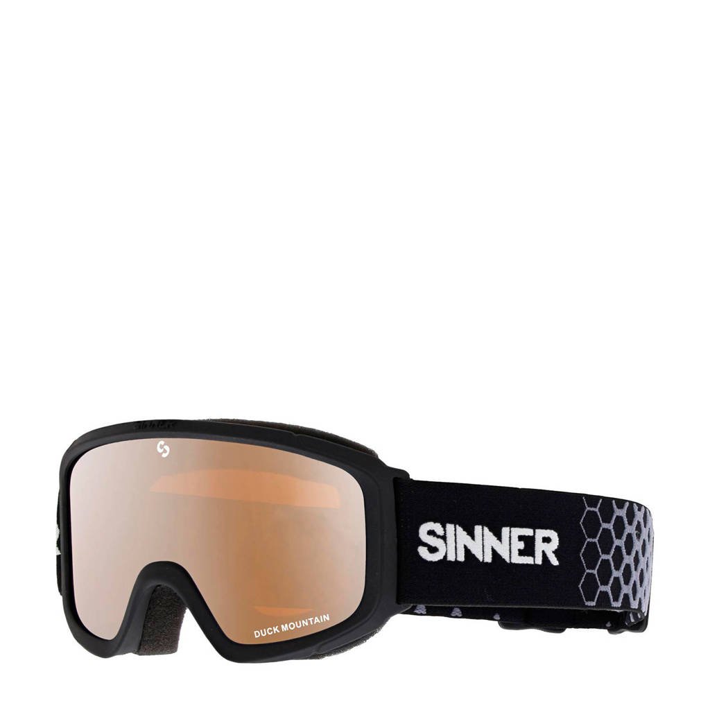 Sinner Meisjes skibril Duck Mountain zwart, Zwart