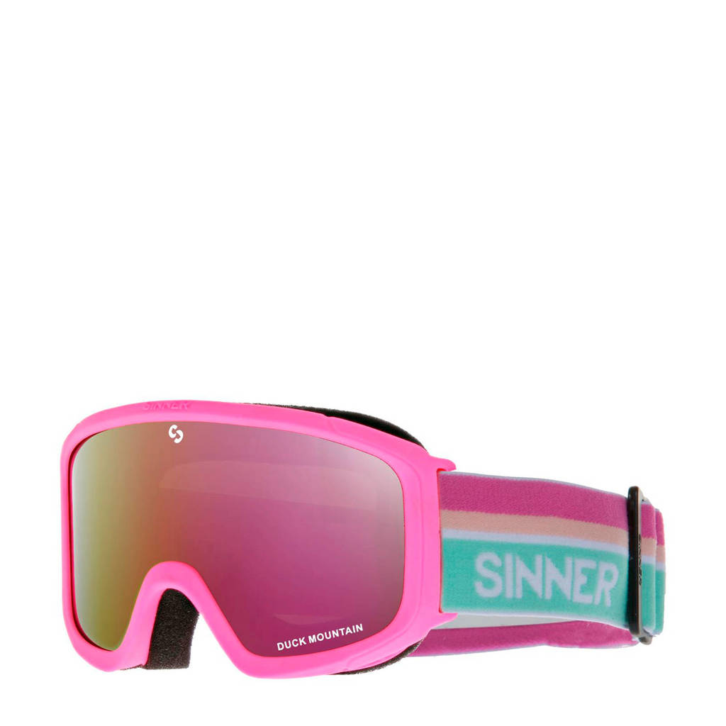 Sinner skibril Duck Mountain roze, Roze
