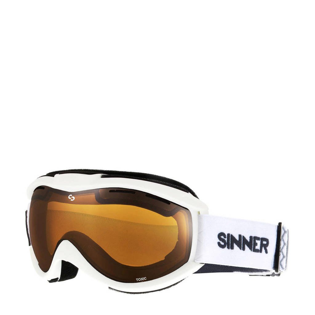 Sinner skibril Toxic wit, Wit
