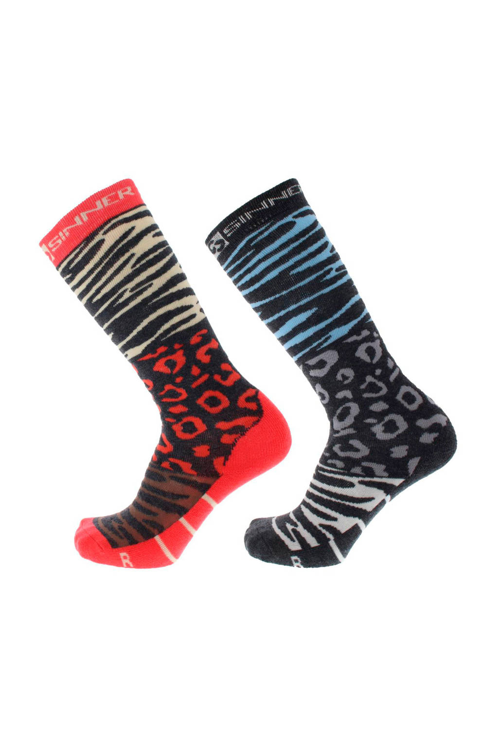 Sinner skisokken (set van 2), Roze