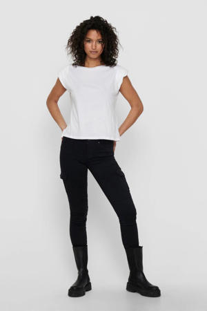 skinny cargobroek ONLMISSOURI zwart