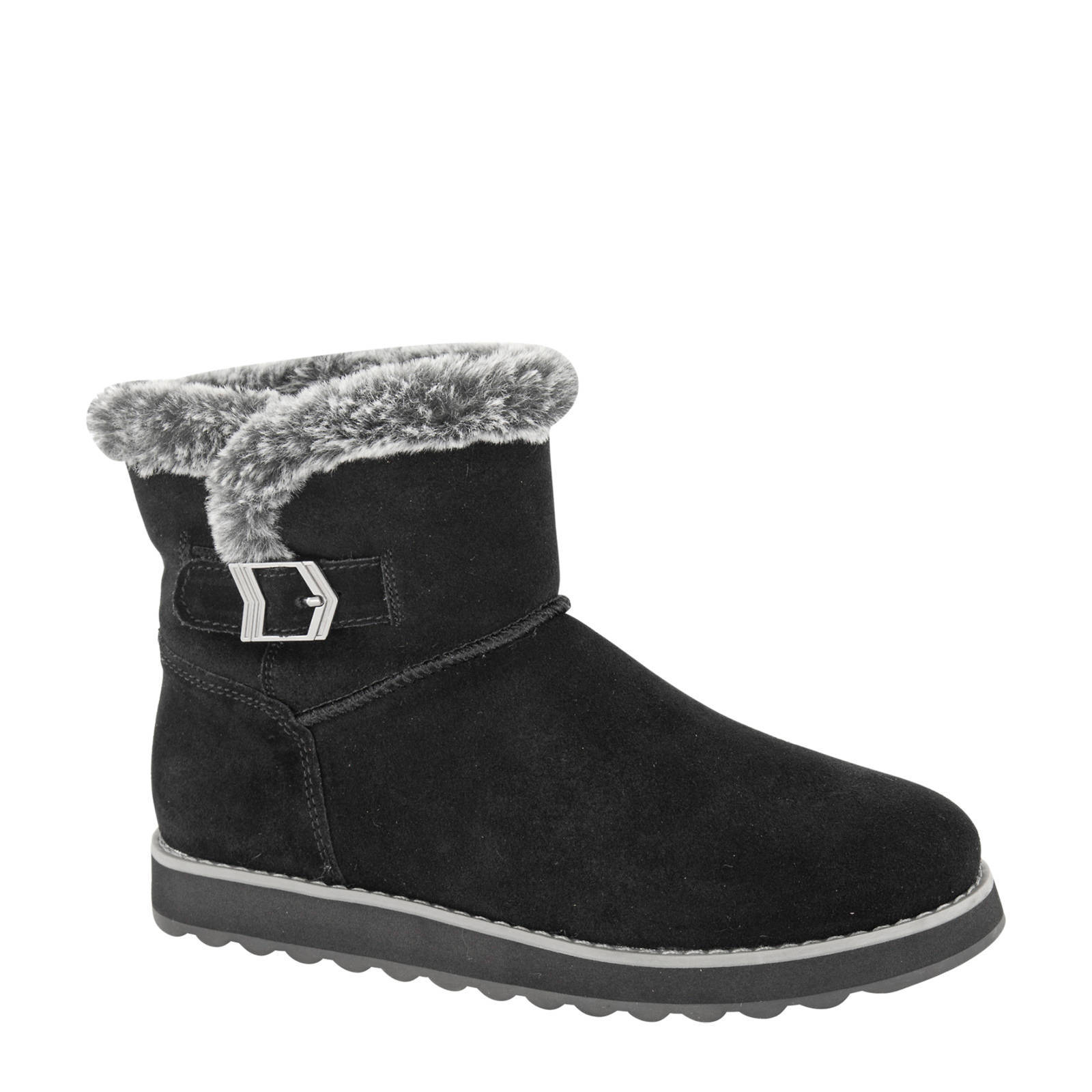 Skechers suède enkelboots zwart | wehkamp Skechers suède laarzen | wehkamp