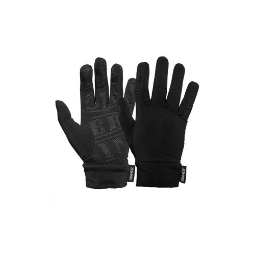 Sinner fleece handschoenen Huff zwart afbeelding