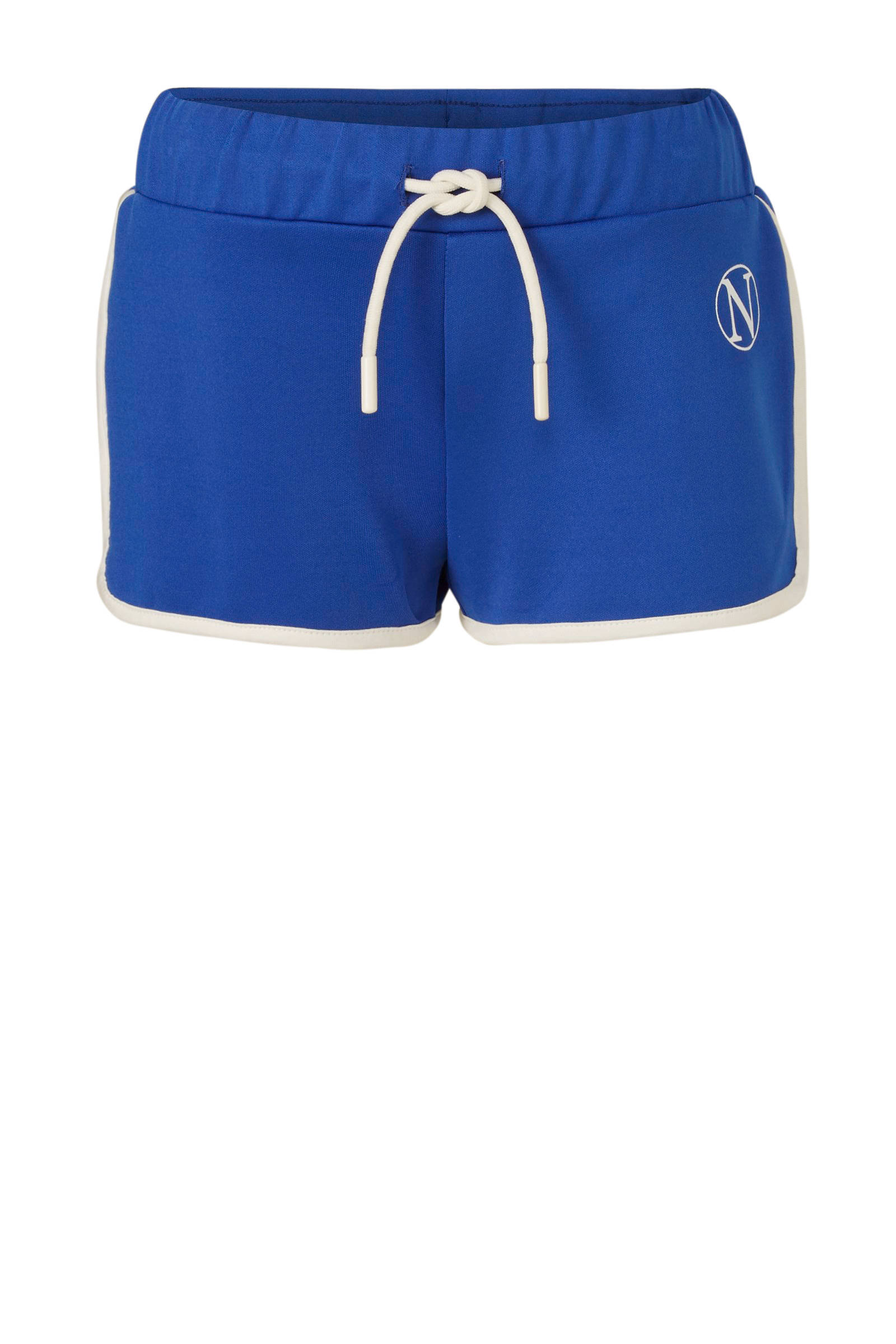 NIK\u0026NIK short Lena kobaltblauw/wit | wehkamp
