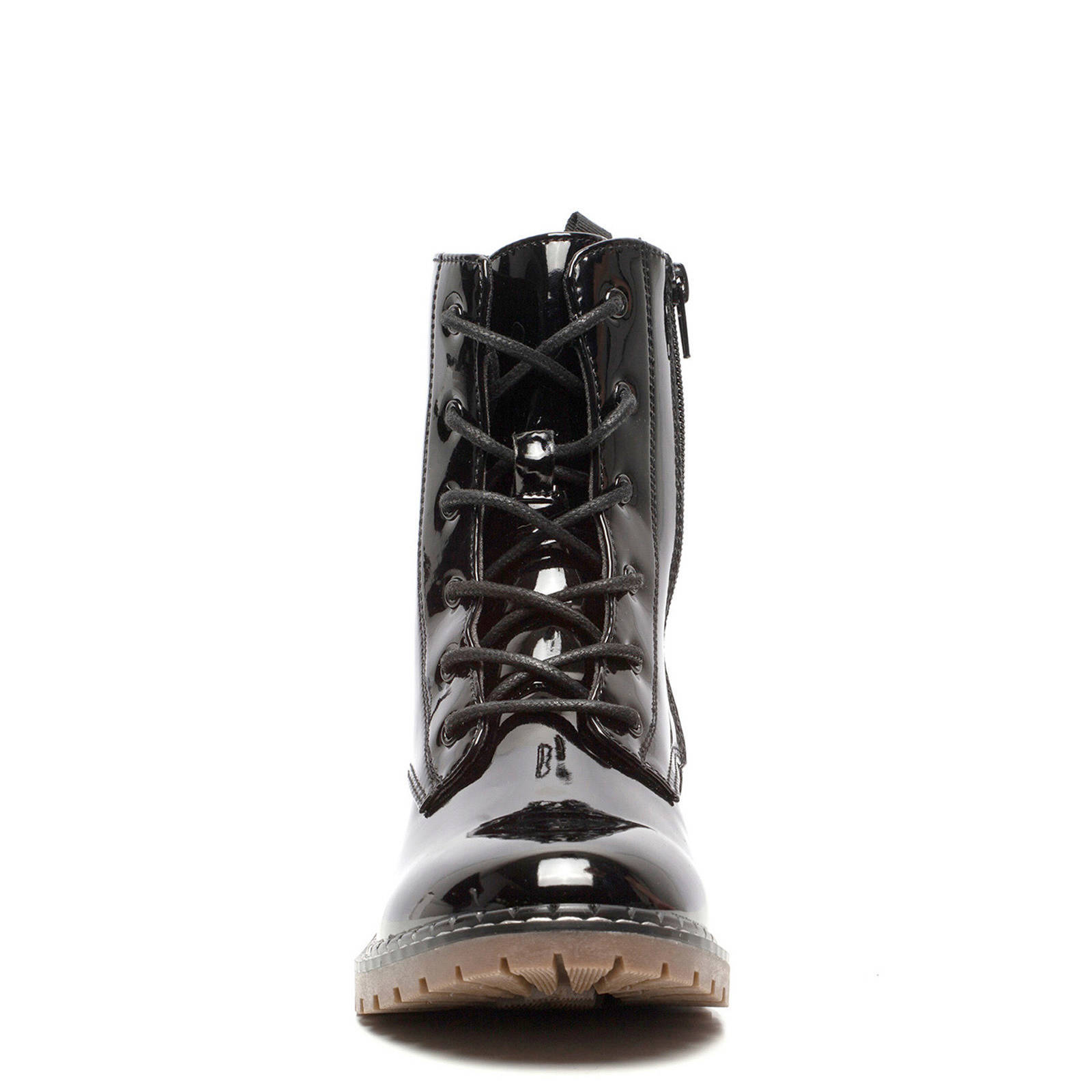Scapino Blue Box lak veterboots zwart | wehkamp